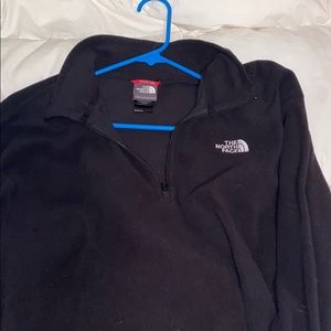 Long Sleeve Quarter Zip North Face Sweater